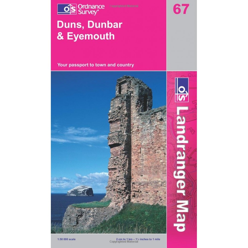 OS67 Duns Dunbar Eyemouth area